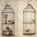 Jaula para pájaros Tieyi para colgar en la pared, jaula para pájaros decorativa para sala de estar, estante de flores decorativas, jaula decorada para pájaros